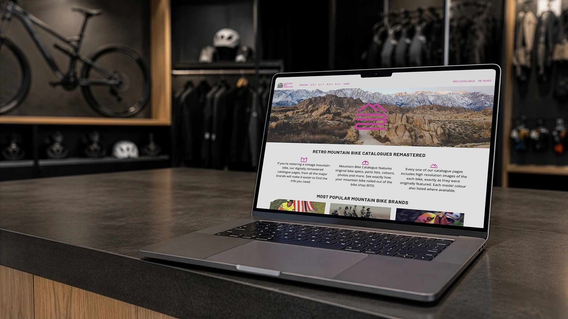 mountain-bike-catalogue-website-laptop-curious-humans